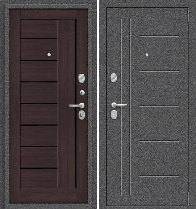 Porta S 109.П29 Антик Серебро/Wenge Veralinga