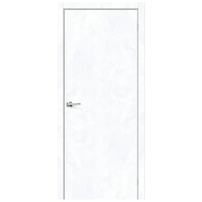 Межкомнатная дверь Эко Шпон Браво-0 Snow Art