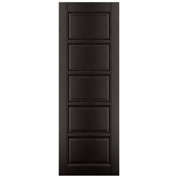 Межкомнатная дверь Дорвуд Массив Ольхи модель 1 Венге. Глухая